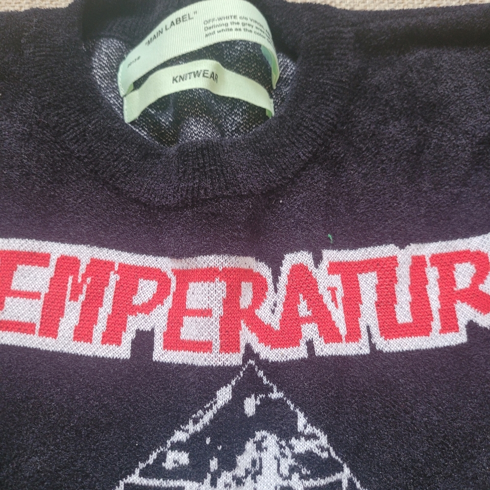 Off White "Temperature" Knit Sweater - image 2